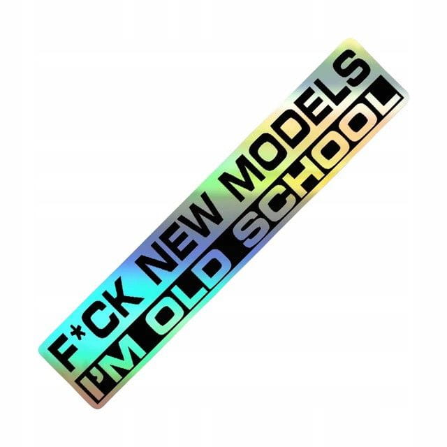 Naklejka Hologram na Samochód i Motocykl - "Oldschool"