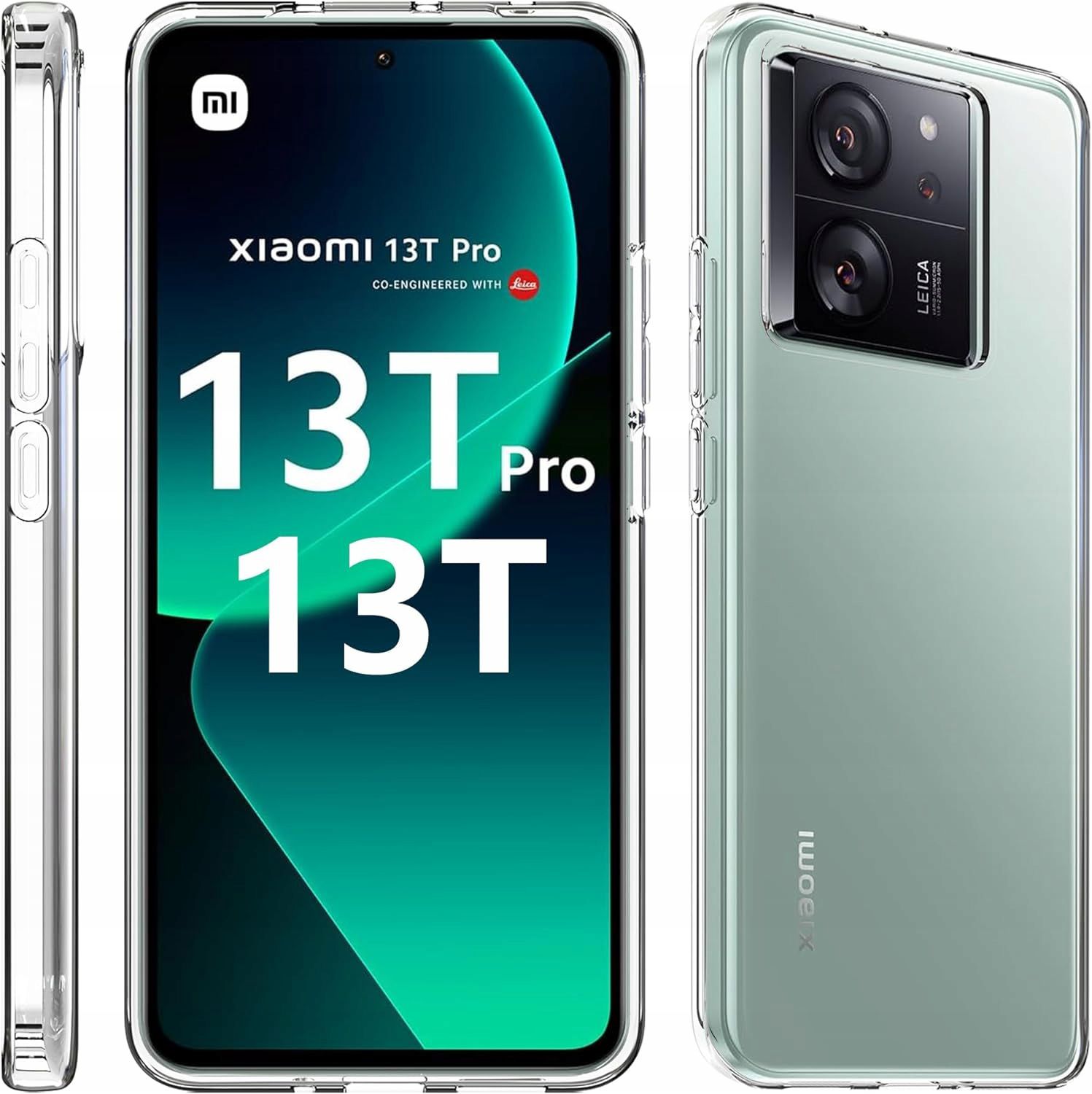  Silikonowe Etui Crystal Case - Xiaomi 13T / 13T Pro