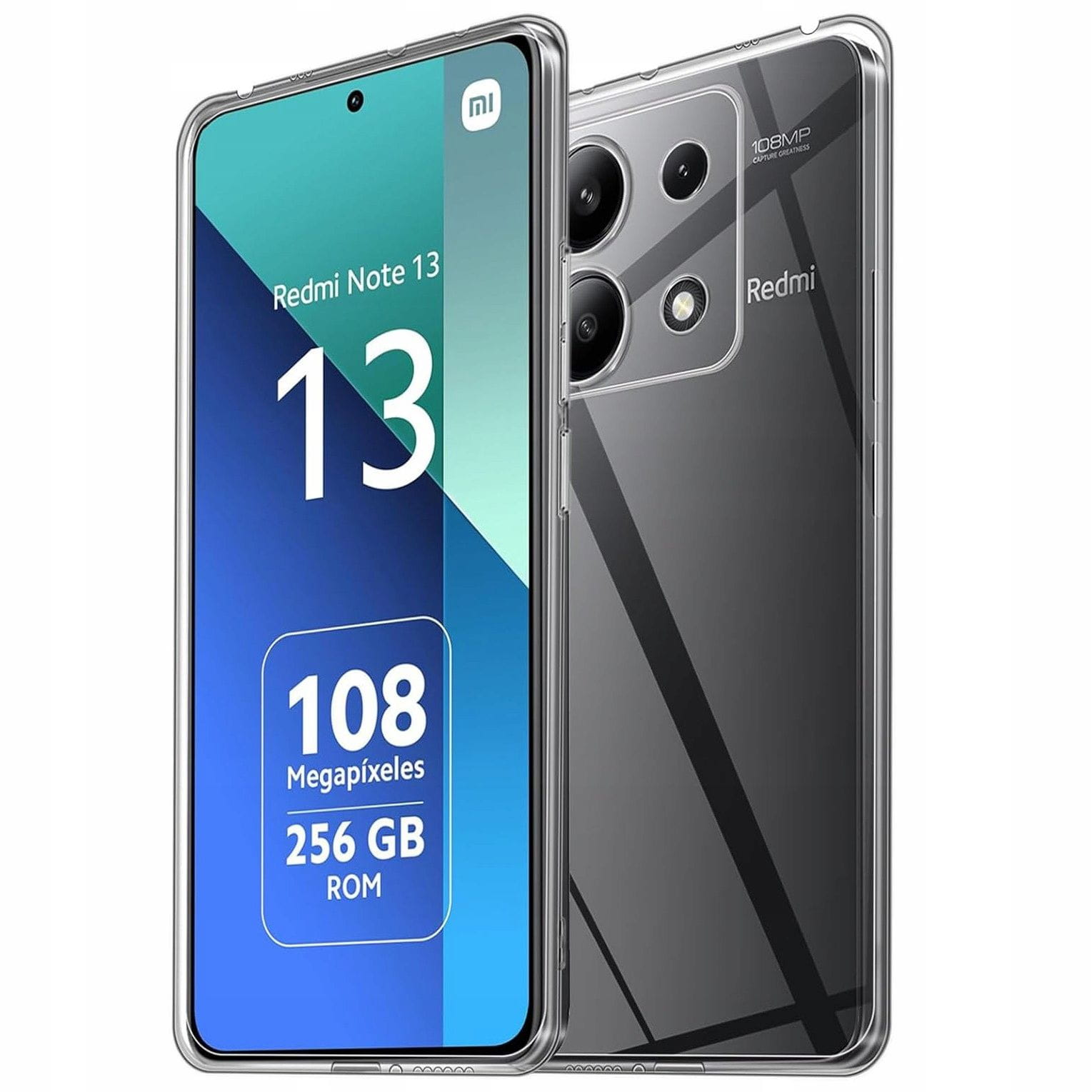  Silikonowe Etui Crystal Case - Xiaomi Redmi Note 13 4G