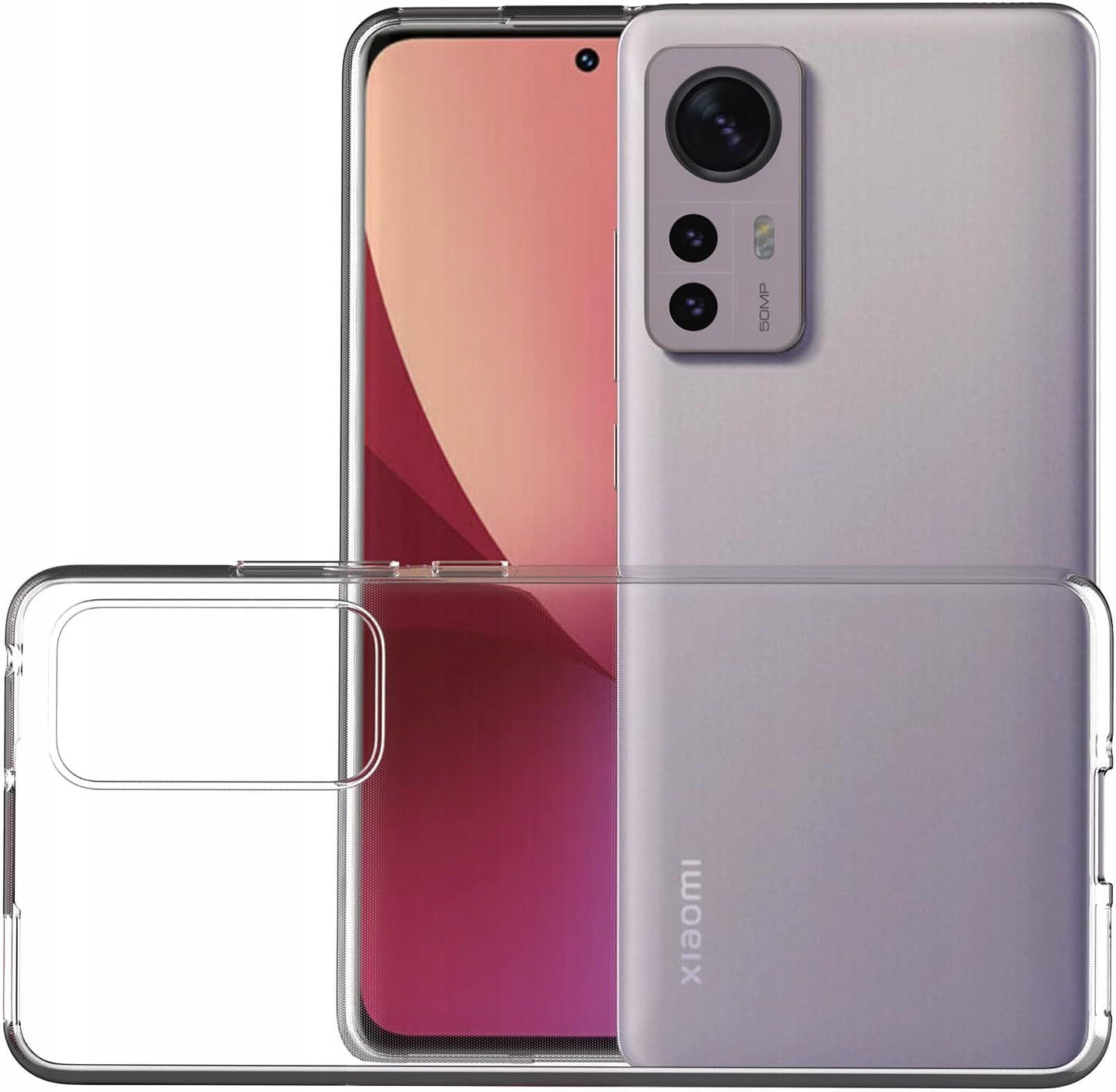 Silikonowe Etui Crystal Case — przejrzysta ochrona dla Xiaomi 12