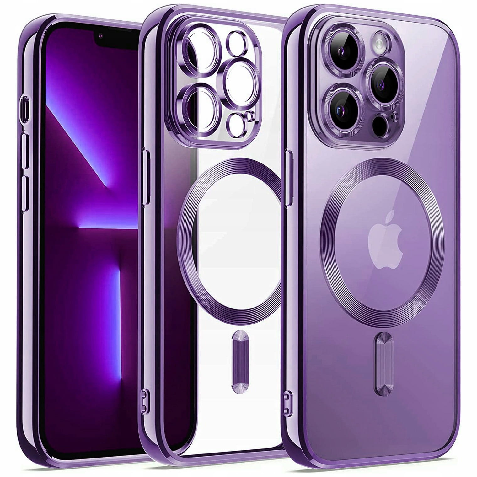 Etui Silikonowe do MagSafe - Fioletowe - iPhone 15 Pro