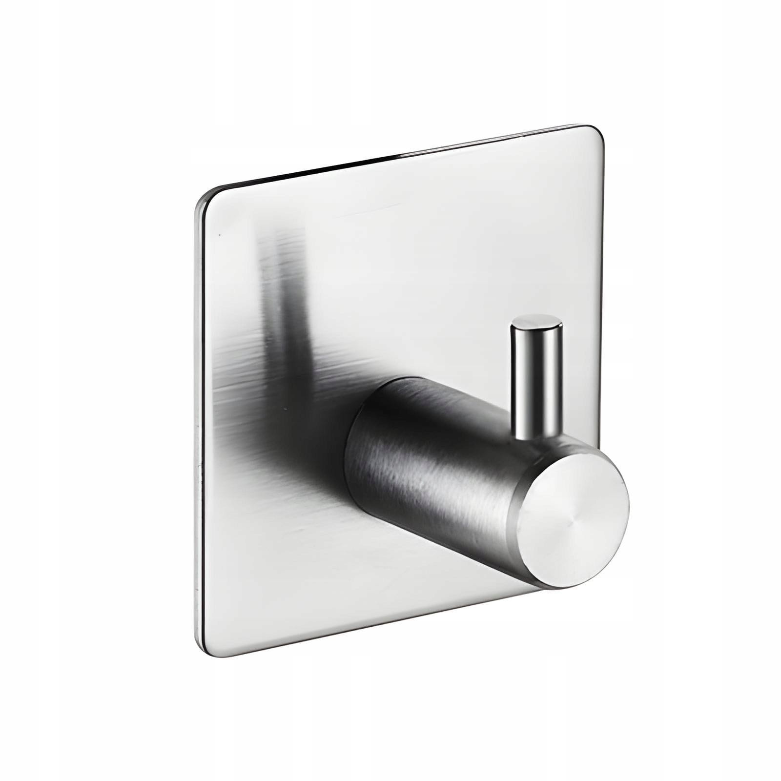 Wieszak Naklejany Aluminiowy - Srebrny - 1 szt.