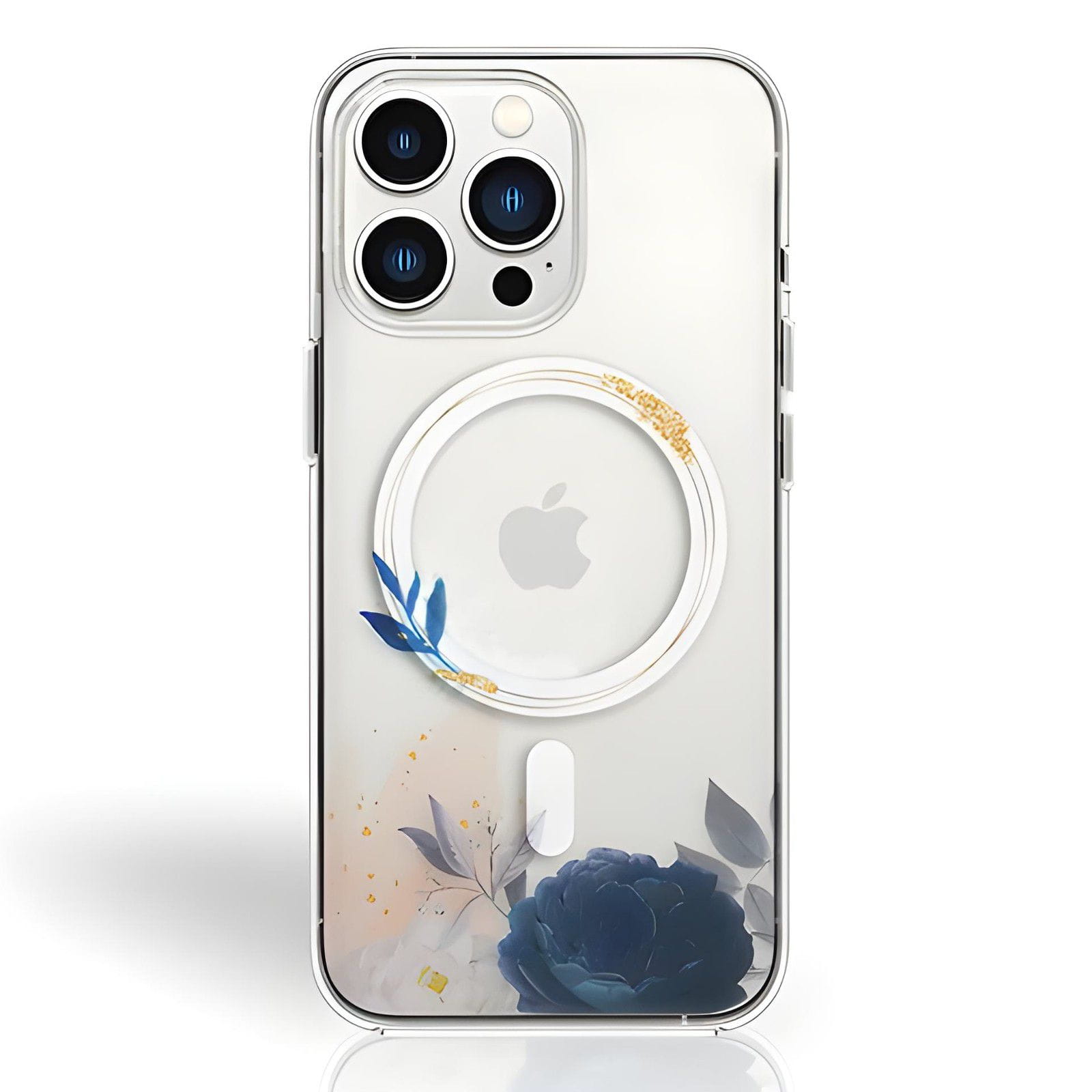 Etui Case Clear z Magsafe - iPhone 12 Pro Max - Kwiatowe