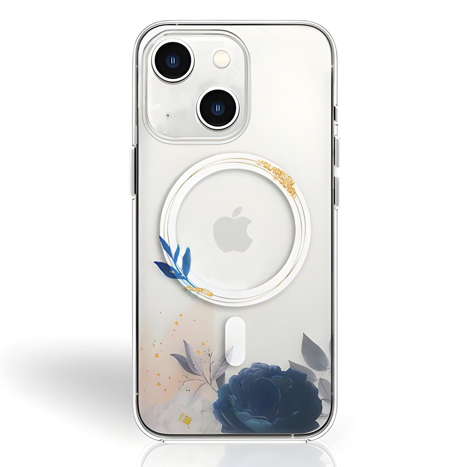 Etui Case Clear z Magsafe - iPhone 12 - Kwiatowe