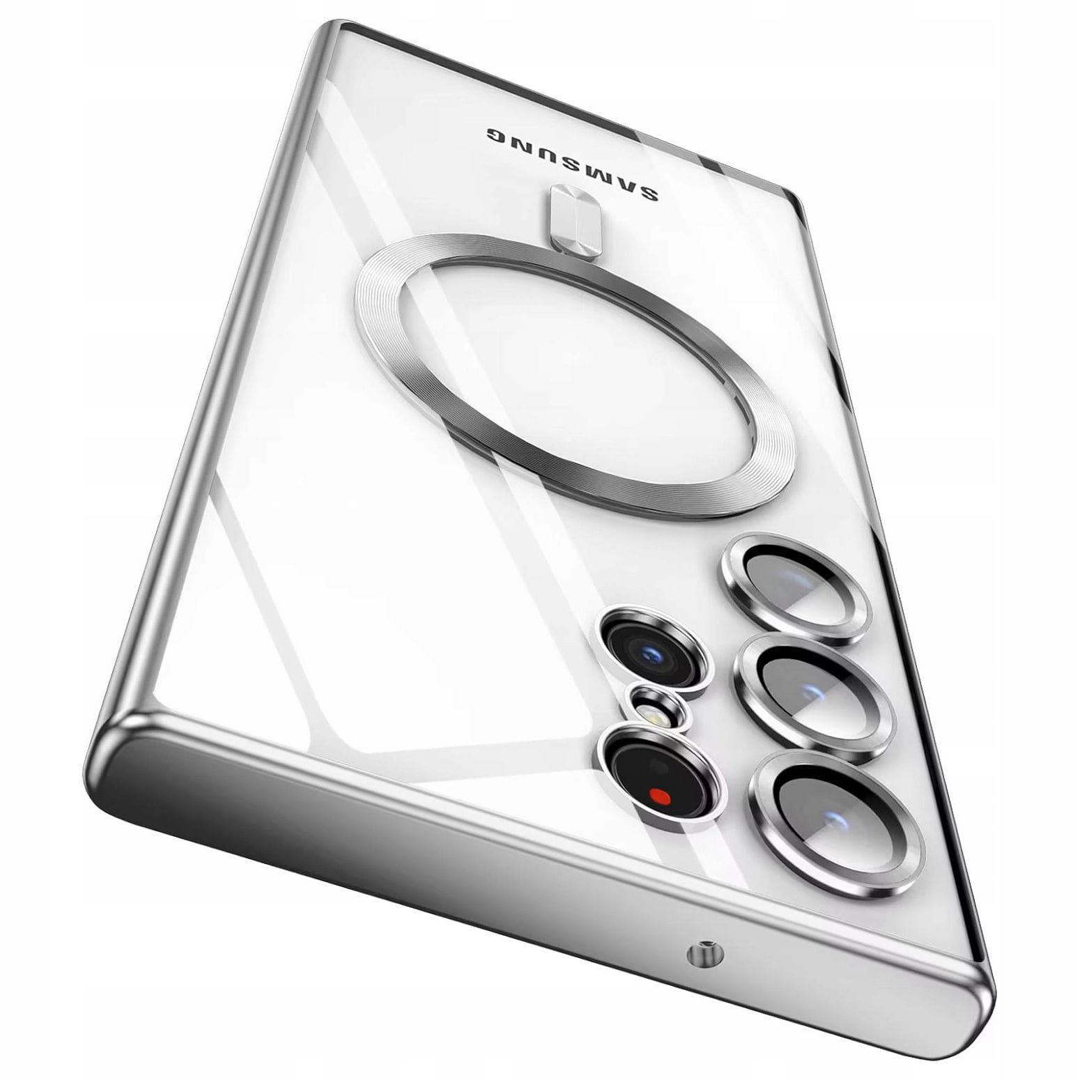  Etui Magsafe Cam Case - Samsung Galaxy S22 Ultra - Srebrne