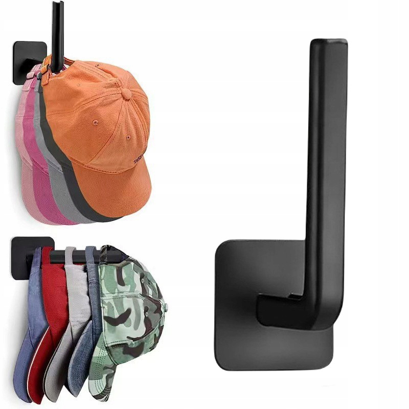 Wieszak Ścienny na Czapki, Stojak na Kapelusze - Samoprzylepny 