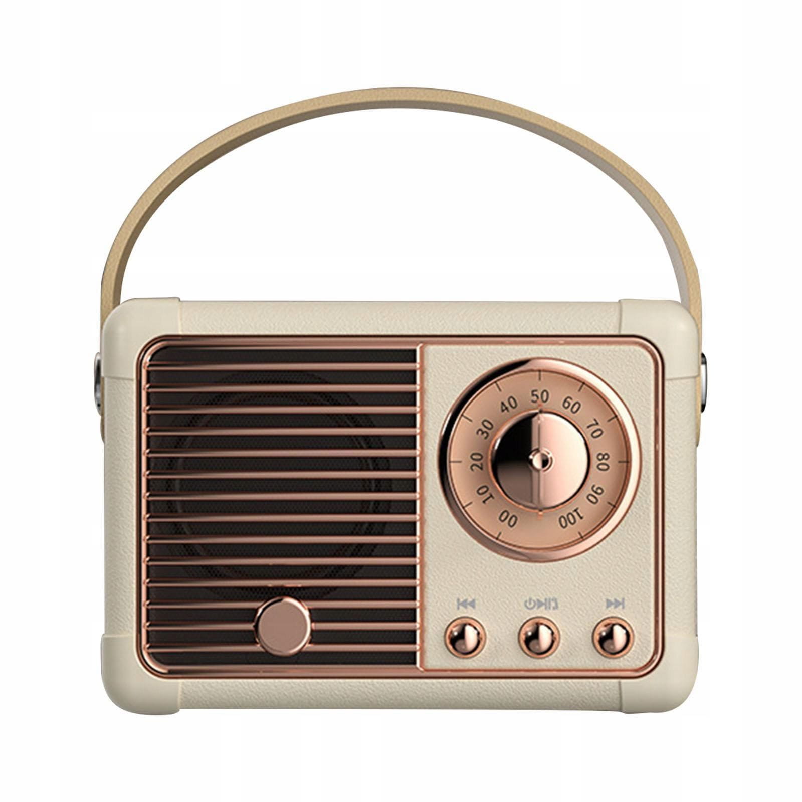 Głośnik Bezprzewodowy Vintage - radio i Bluetooth