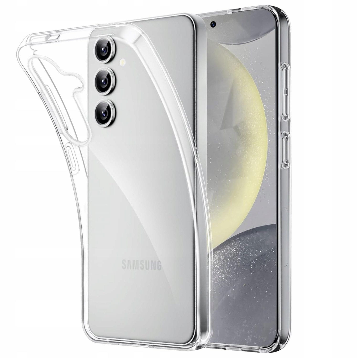 Silikonowe Etui Crystal Case — Samsung Galaxy M55