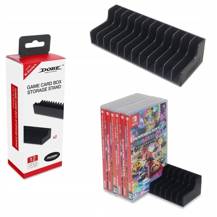 Stojak, Organizer na Gry do Nintendo Switch - 24 Sloty - Dobe TNS-857 