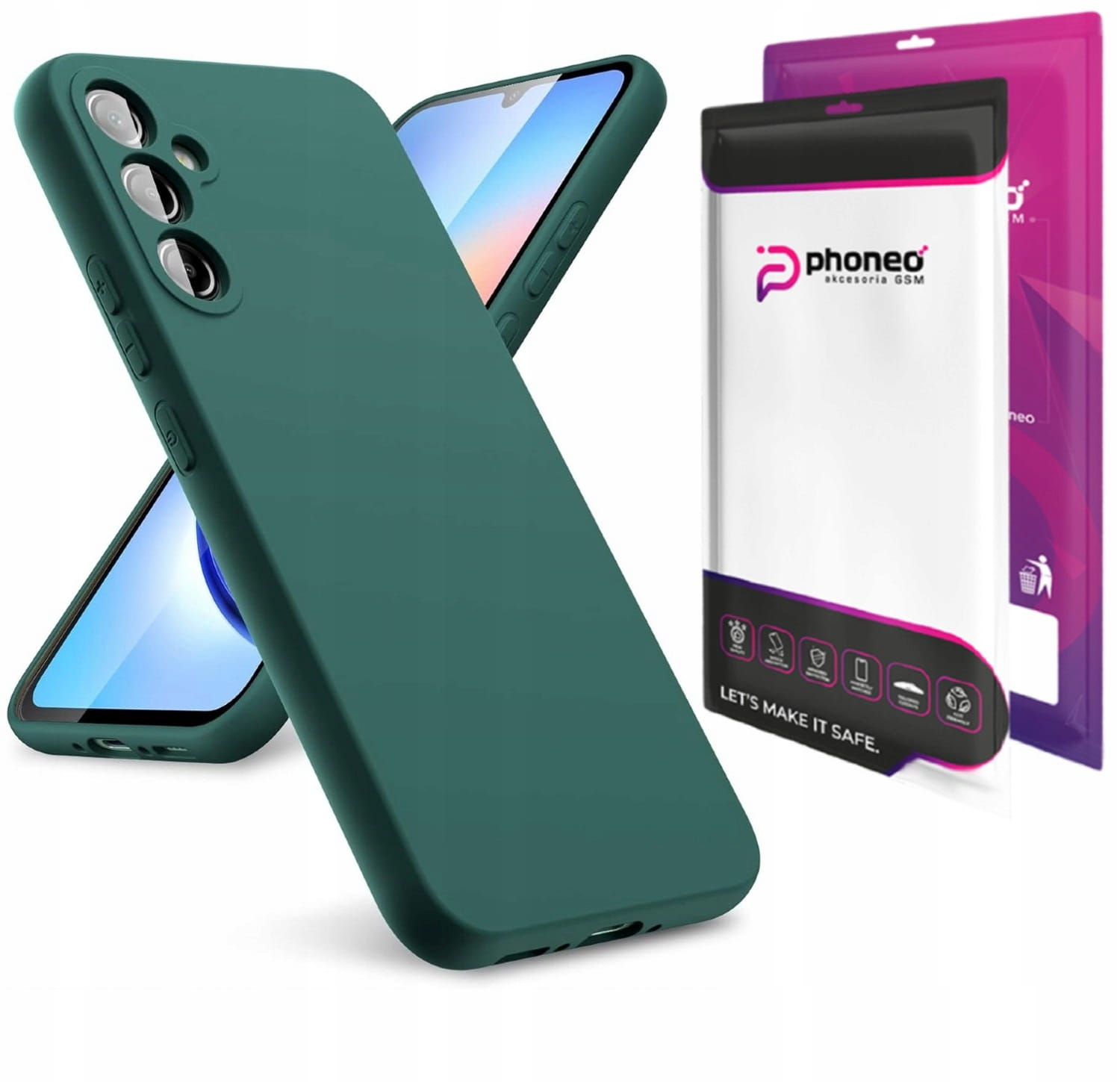 Etui Phoneo Liquid Case - Samsung Galaxy S24 FE - Zielone 