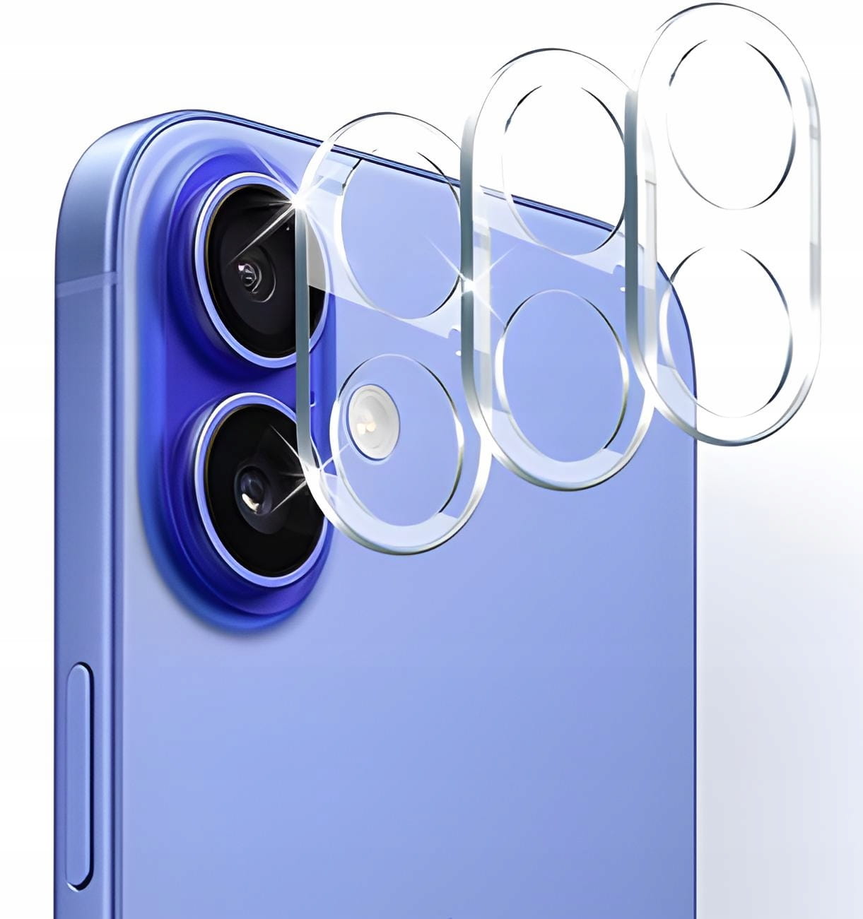 Szkło na Obiektyw Aparatu - Jednoelementowe do iPhone 16 Plus