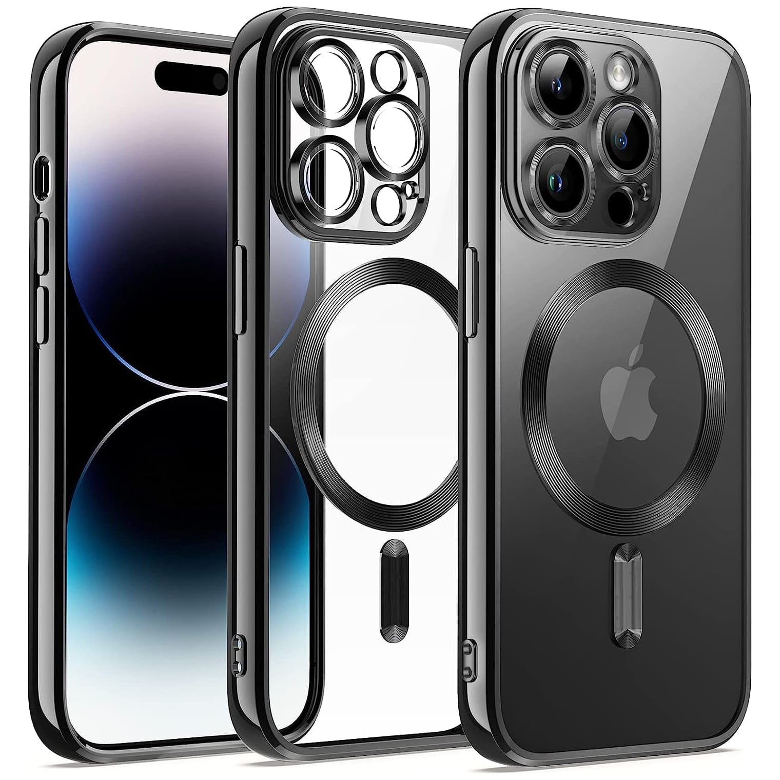 Etui Silikonowe Magsafe Camera Protect do Iphone - iPhone 13 Pro - Czarny