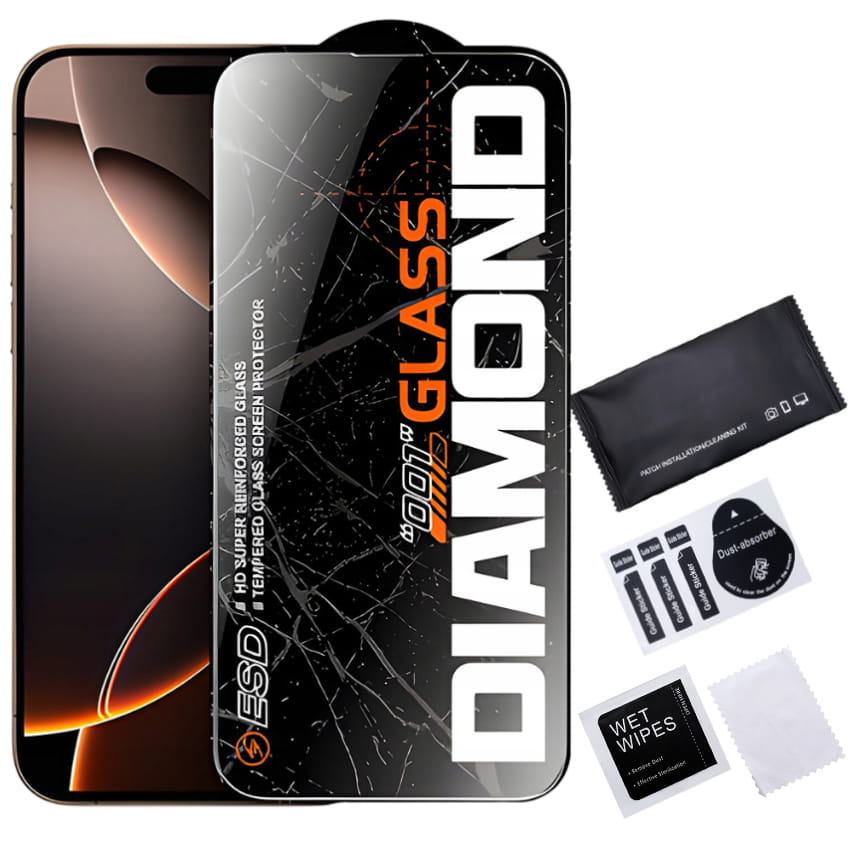 Szkło Hartowane (9H) na Ekran Diamond Glass - Apple iPhone 16