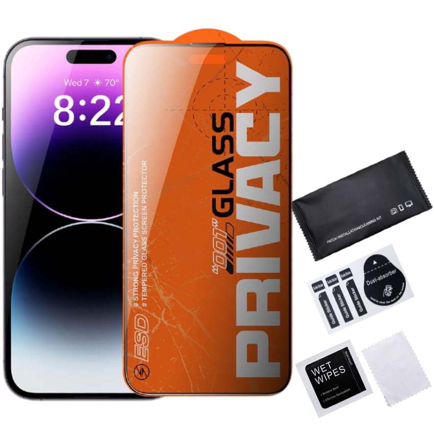 Szkło Hartowane Privacy Glass - iPhone 15 Pro Max - ochrona i prywatność