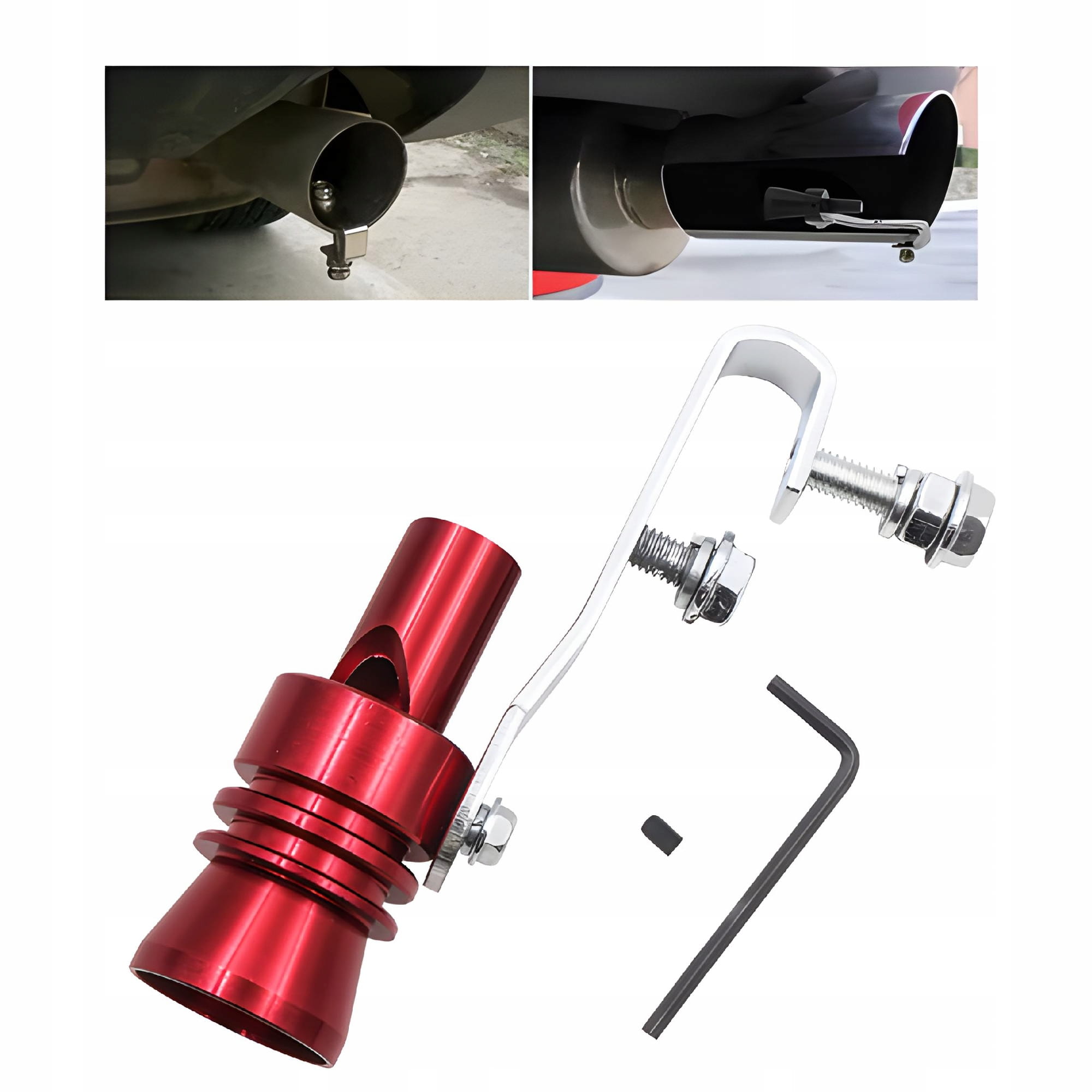 Gwizdek Turbo do Tłumika, Rury Wydechowej - L