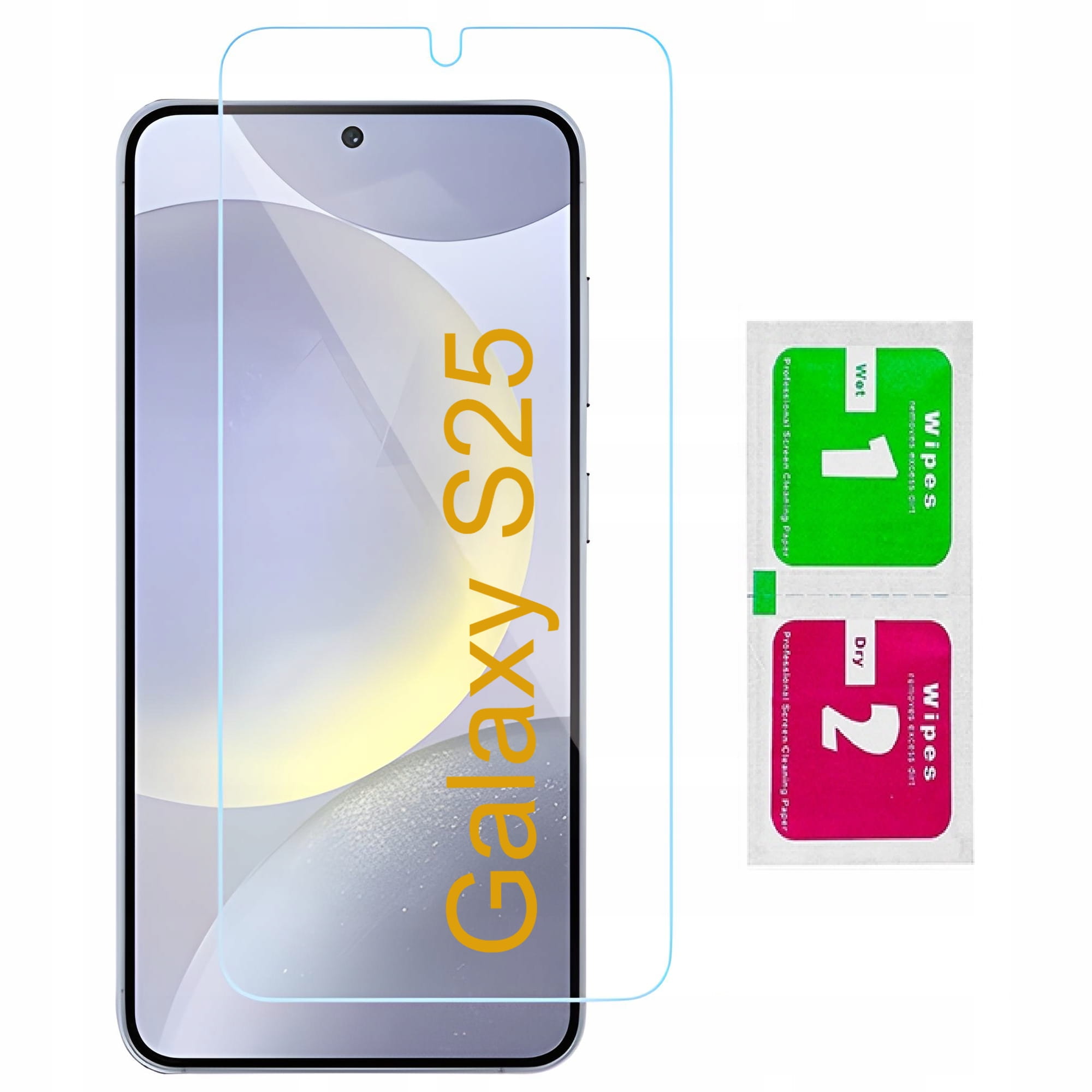 Szkło Hartowane 9H (2,5D) - Samsung Galaxy S25 - cienka ochrona ekranu