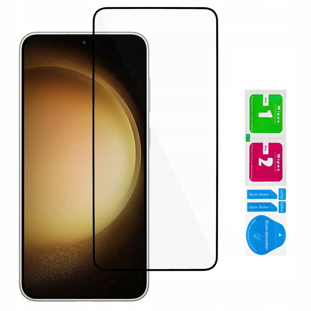 Szkło Hartowane Full Glue Slim - Samsung Galaxy S25 - cienka ochrona 9H