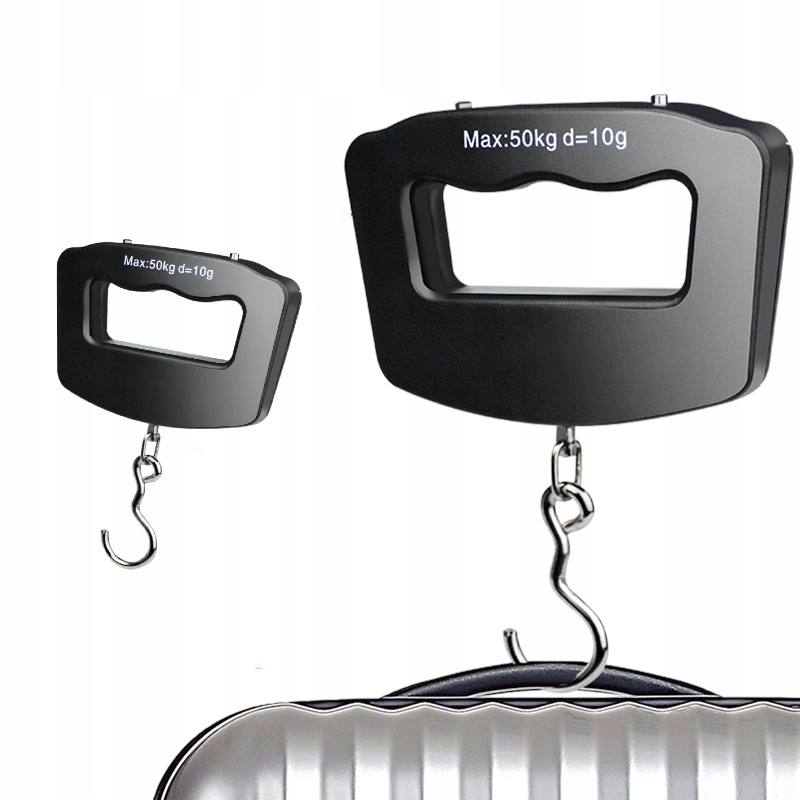 Waga Ręczna Bagażowa Cyfrowa LCD do 50kg - Rączka