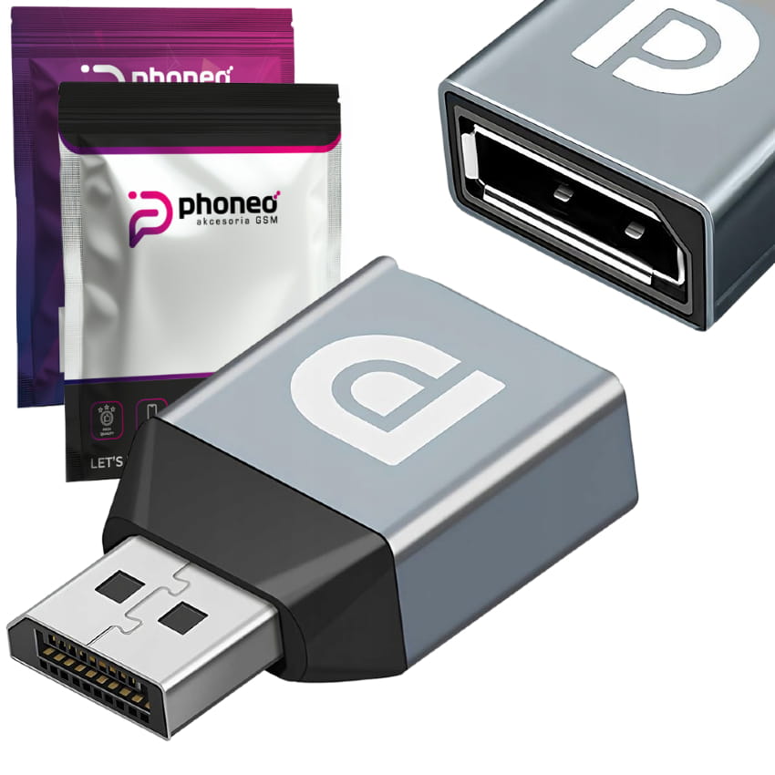 Adapter Przejściówka Phoneo® Displayport do Displayport DP 8K 60HZ P3