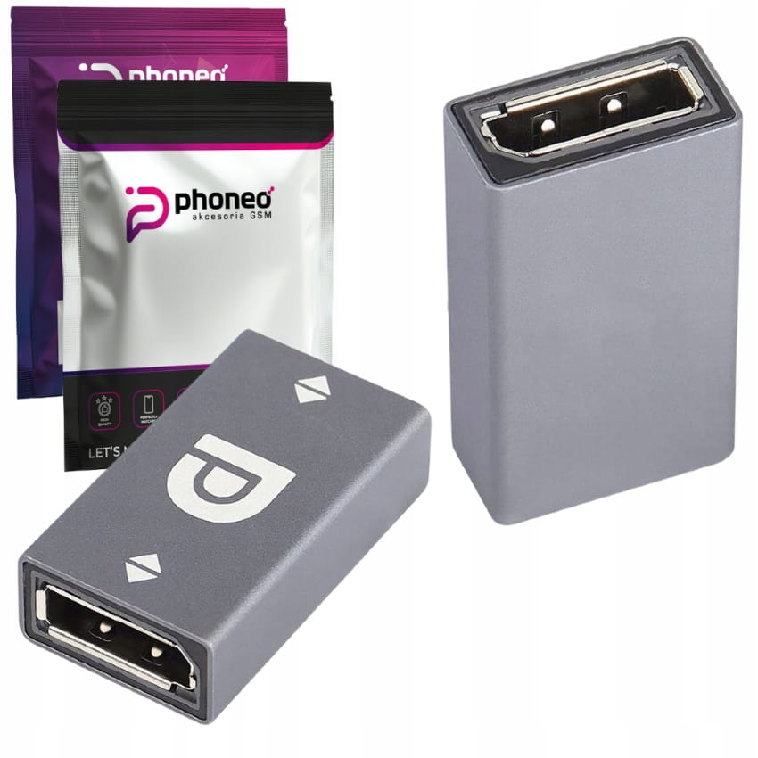 Adapter, Przejściówka Phoneo Displayport do Displayport DP 8K 60Hz - P4
