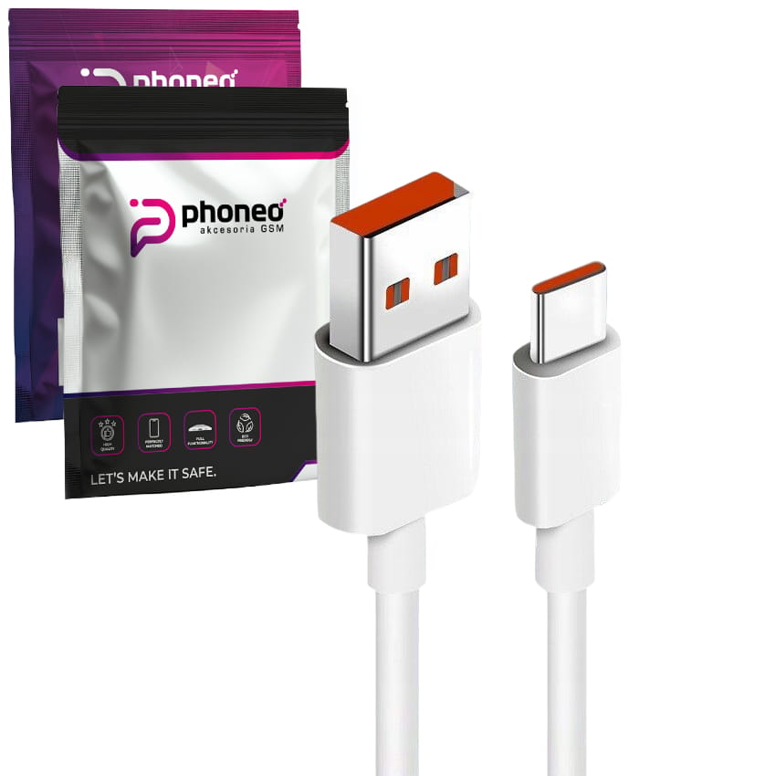 Kabel Phoneo® USB-C 6A - SuperCharge 66W — szybkie ładowanie i transfer