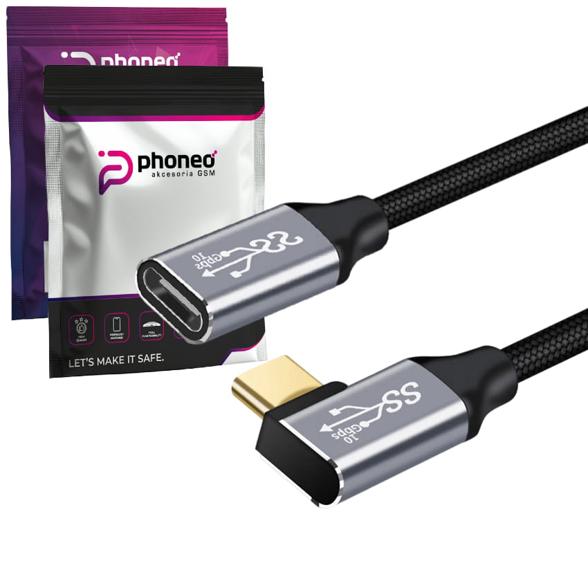 Kabel USB-C Phoneo® 1 m — 100W, USB 3.2 i 10 Gb/s