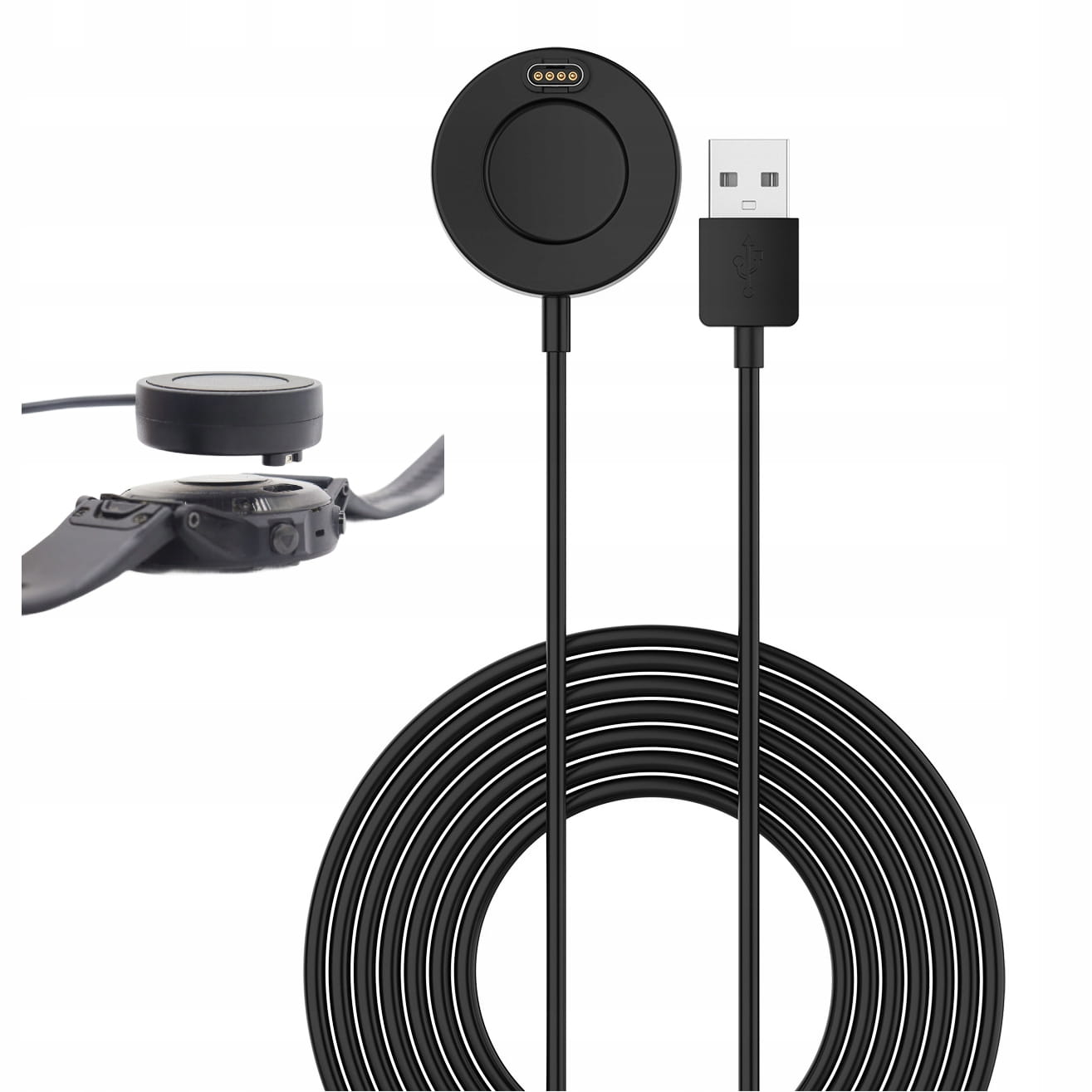 Ładowarka z Podstawką do Garmin Fenix 5, 6, 7, 7X - USB-A