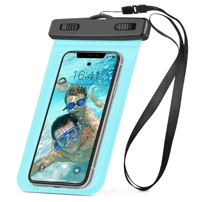 Etui Wodoodporne Uniwersalne - Błękitne