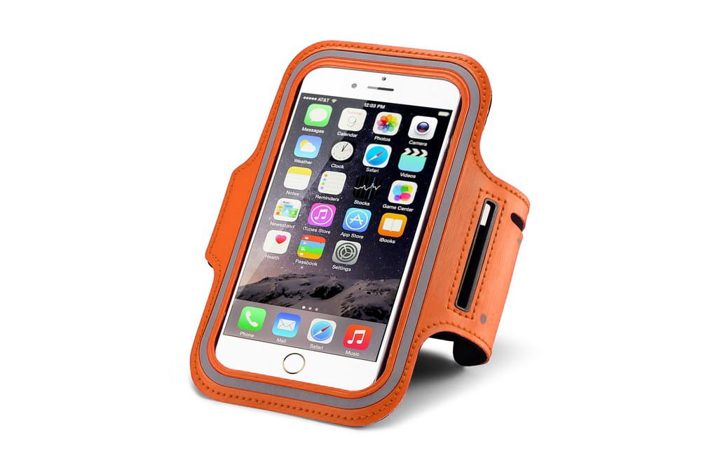 Sportowa Opaska Armband do Biegania Uniwersalna - Pomarańczowa