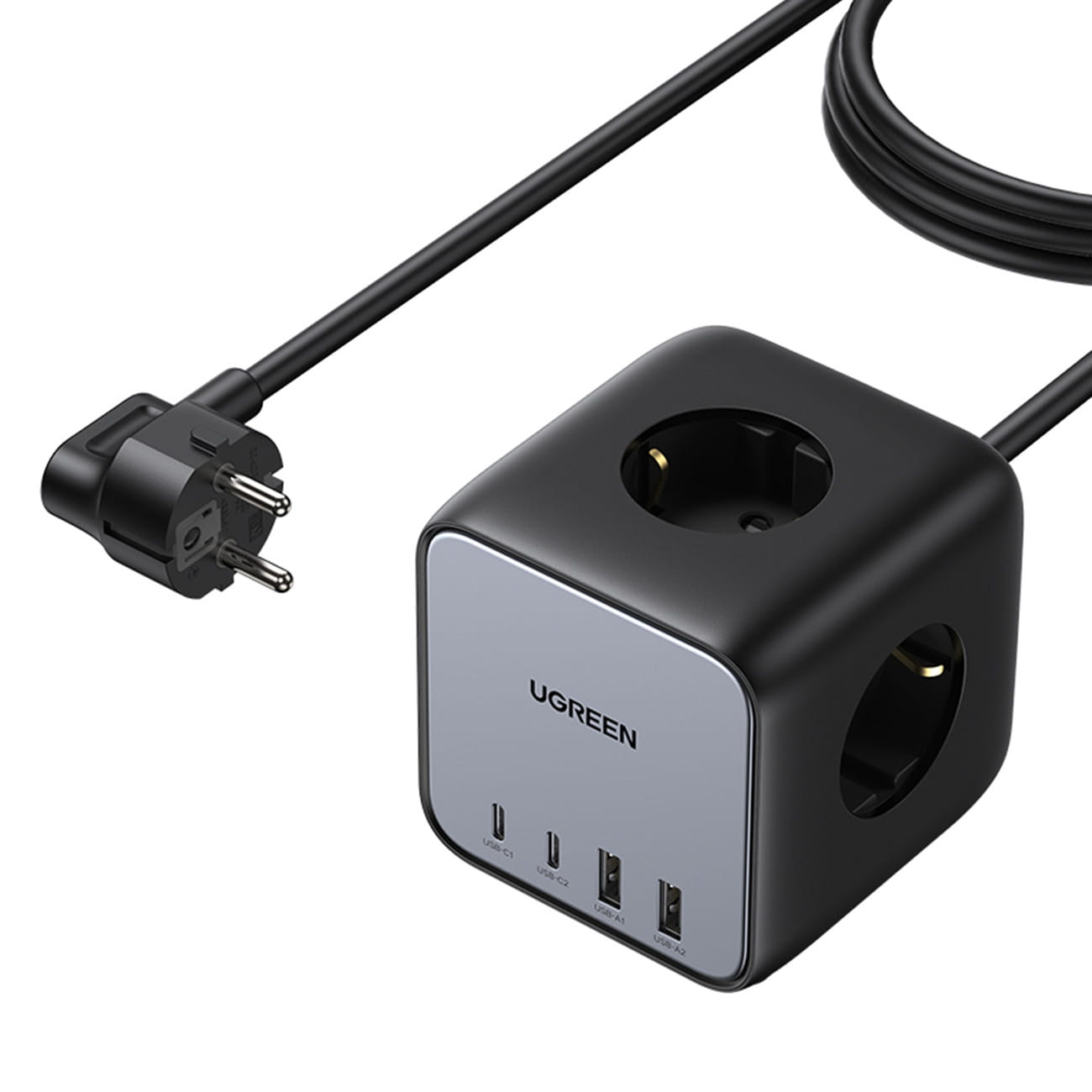 Listwa zasilająca UGREEN CD268 - 65W, 2x USB-C i 3x AC