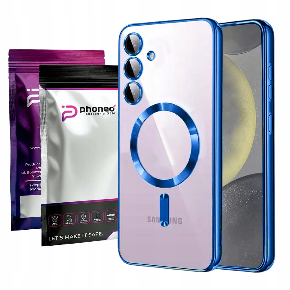 Etui Phoneo Cam Case do MagSafe - Samsung Galaxy S25 - Niebieskie