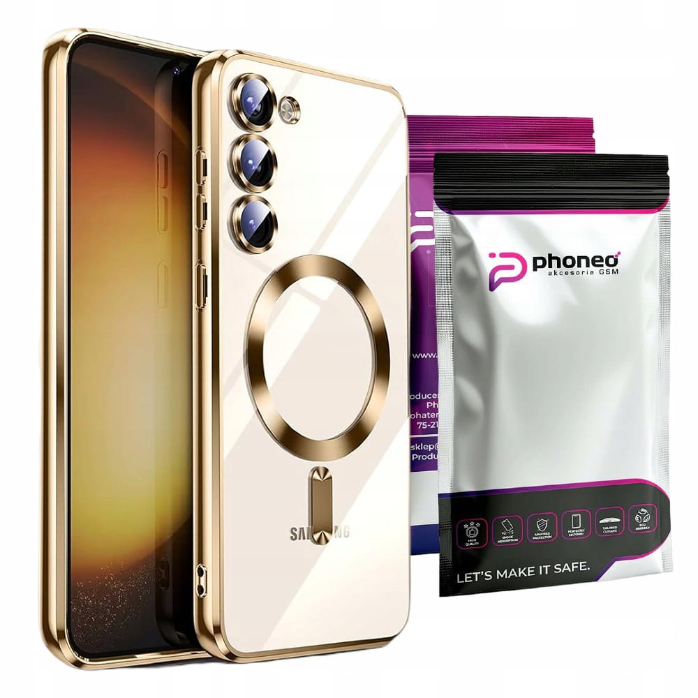Etui Phoneo Cam Case do MagSafe - Samsung Galaxy S25 - Złote