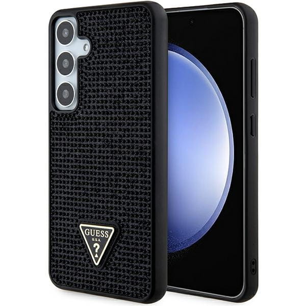 Etui Guess GUHCS24MHDGPPK Samsung Galaxy S24+ Plus hardcase Rhinestone Triangle czarny/black