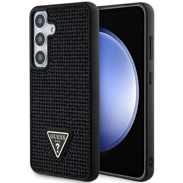 Etui Guess GUHCS24SHDGPPK Samsung Galaxy S24 hardcase Rhinestone Triangle czarny/black