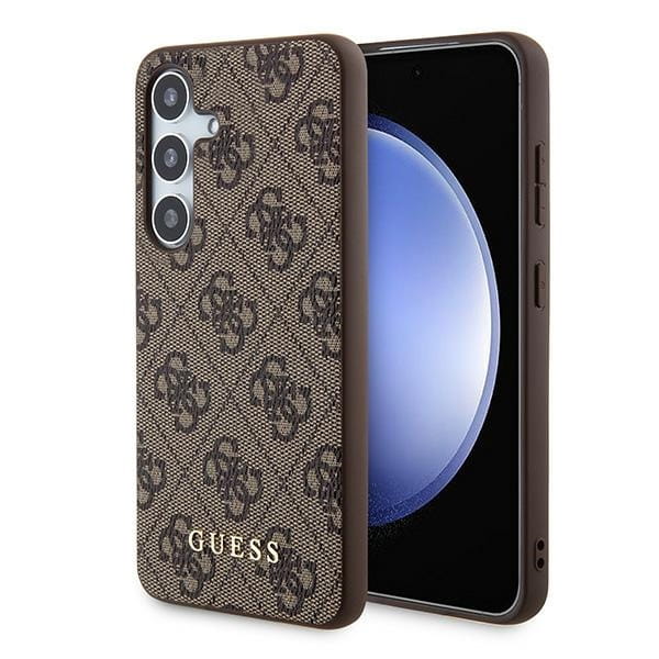 Etui Guess GUHCS24SG4GFBR Samsung Galaxy S24 — stylowa ochrona 4G Metal Gold