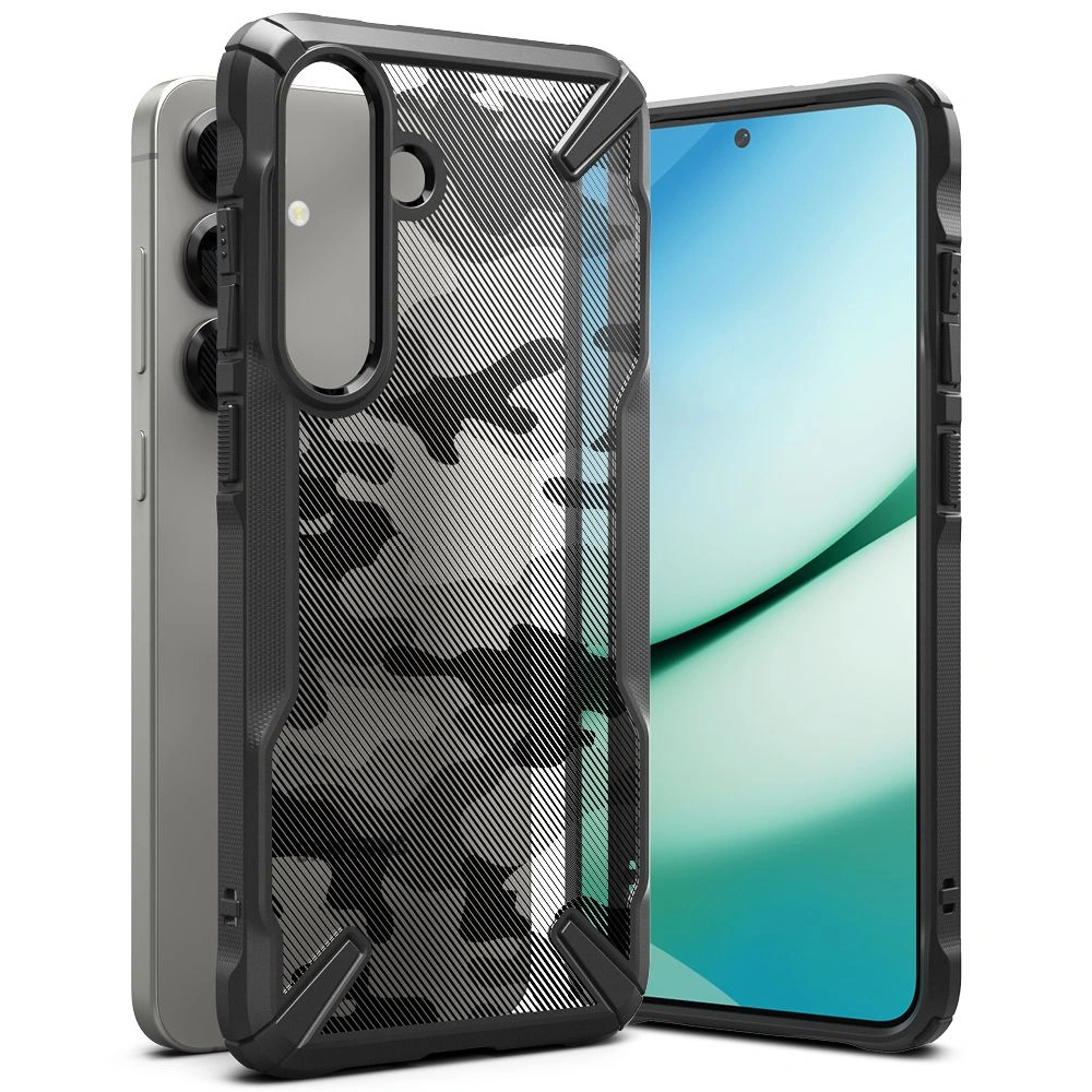 Etui Ringke Fusion-X Samsung Galaxy S25 Camo Black