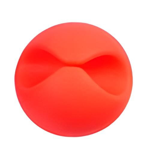 Samoprzylepny Organizer do Kabli - Czerwony