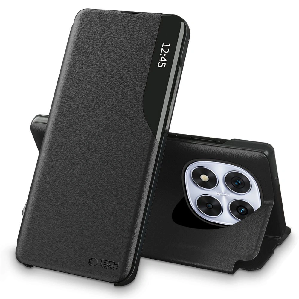 Etui Tech-Protect Smart View Xiaomi Redmi Note 14 Pro 5G / Poco X7 5G Black