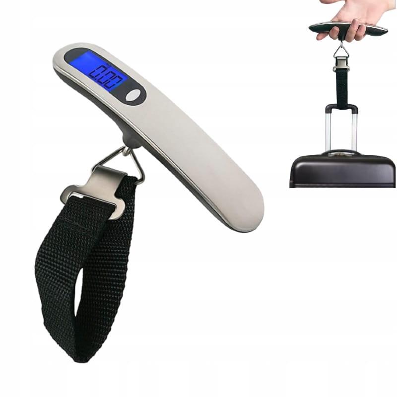 Waga Ręczna Bagażowa Cyfrowa LCD do 50kg - Rączka v2