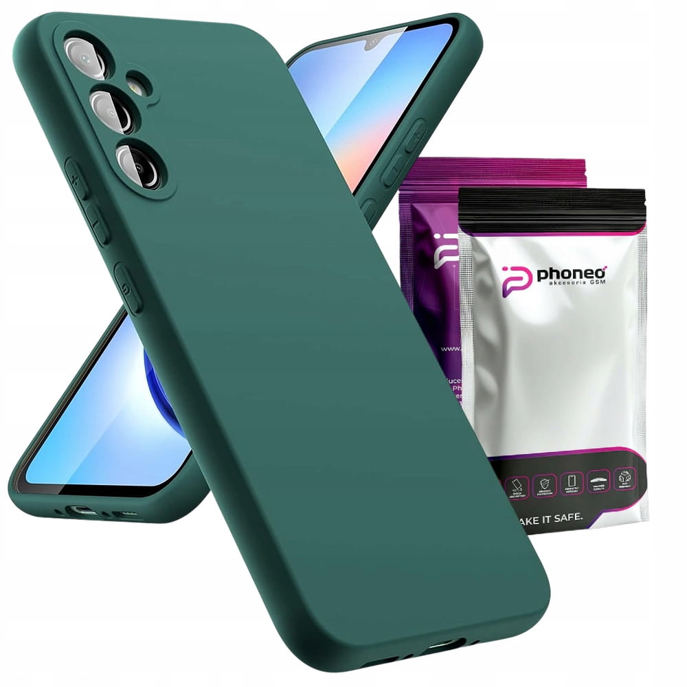 Etui Phoneo Liquid Case - Samsung Galaxy S25 - Zielone