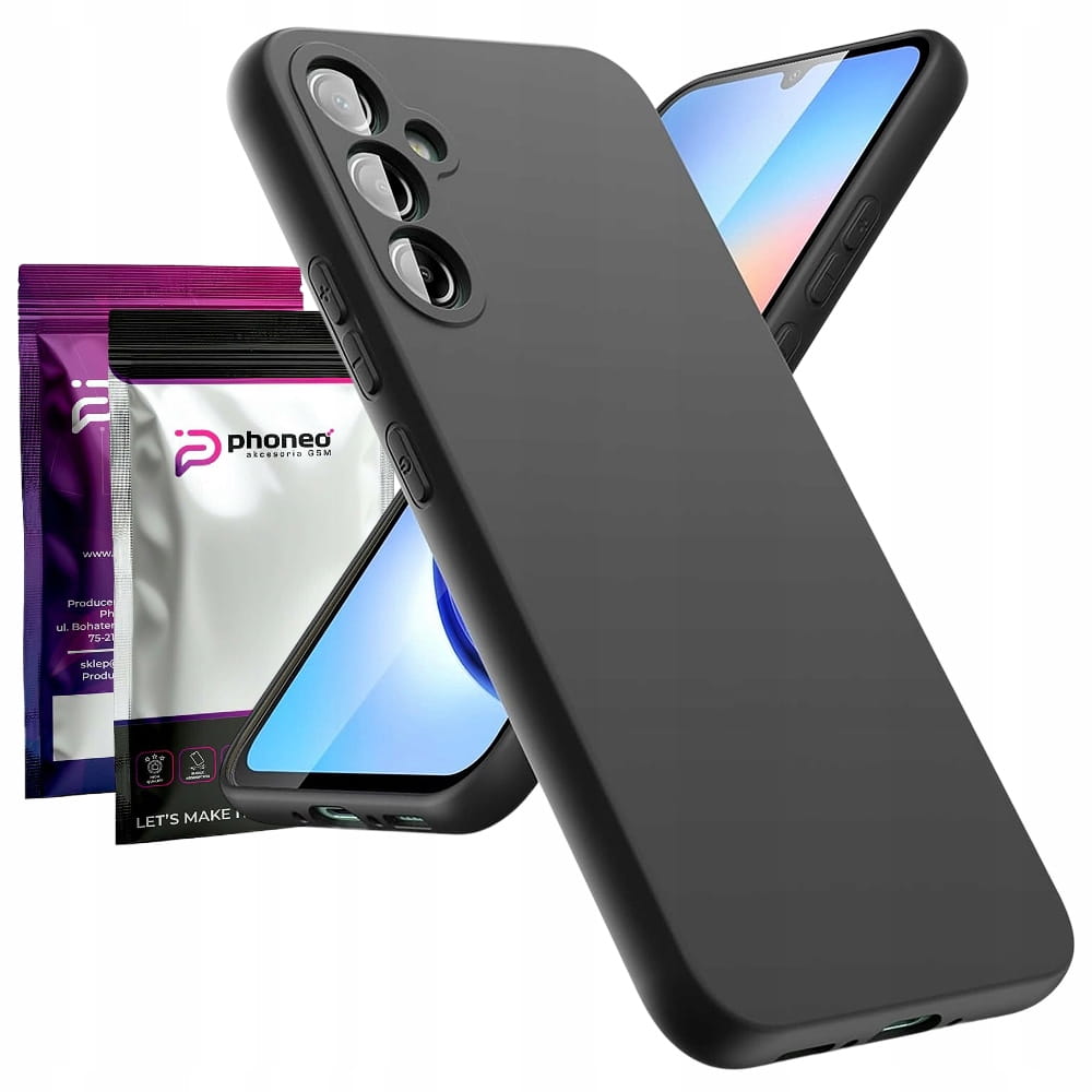 Etui Phoneo Liquid Case - Samsung Galaxy S25 - Czarne