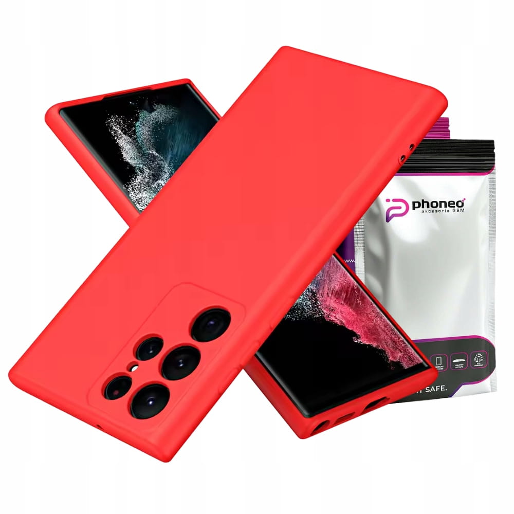 Etui Phoneo Liquid Case - Samsung Galaxy S25 Ultra - Czerwony