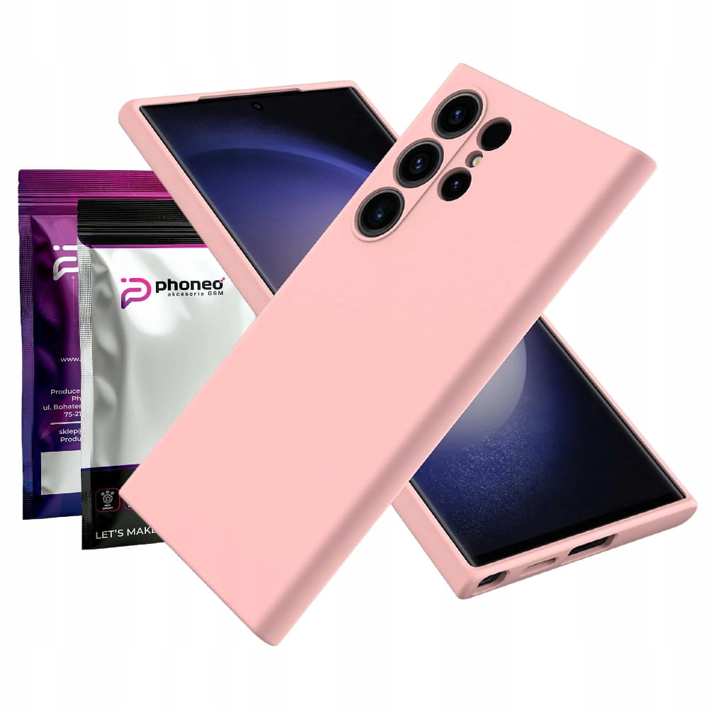 Etui Phoneo Liquid Case - Samsung Galaxy S25 Ultra - Różowy