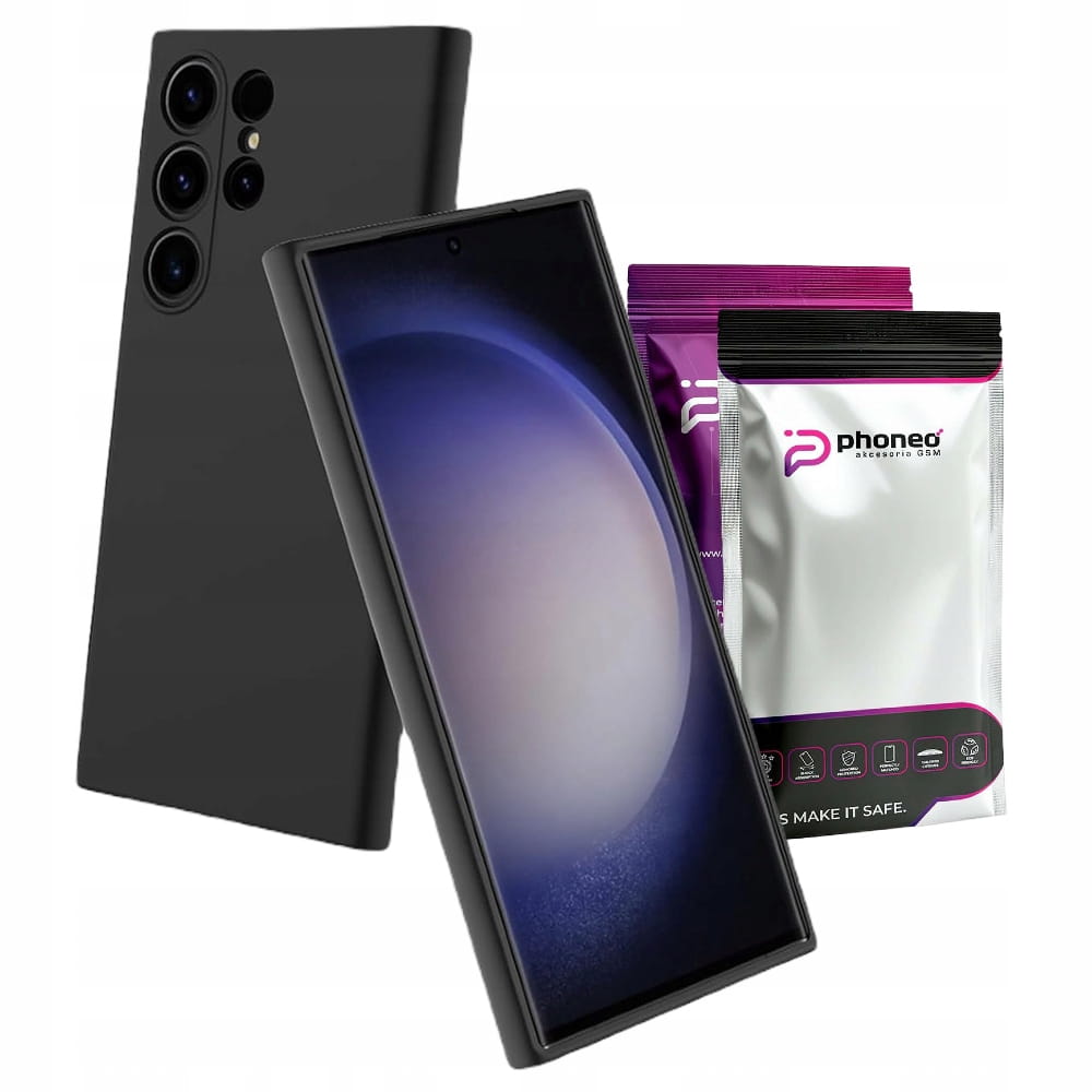 Etui Phoneo Liquid Case - Samsung Galaxy S25 Ultra - Czarne