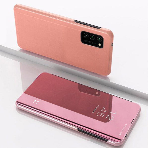 Etui z Klapką Clear View Cover - Samsung Galaxy S20 (6,2") - Łososiowy