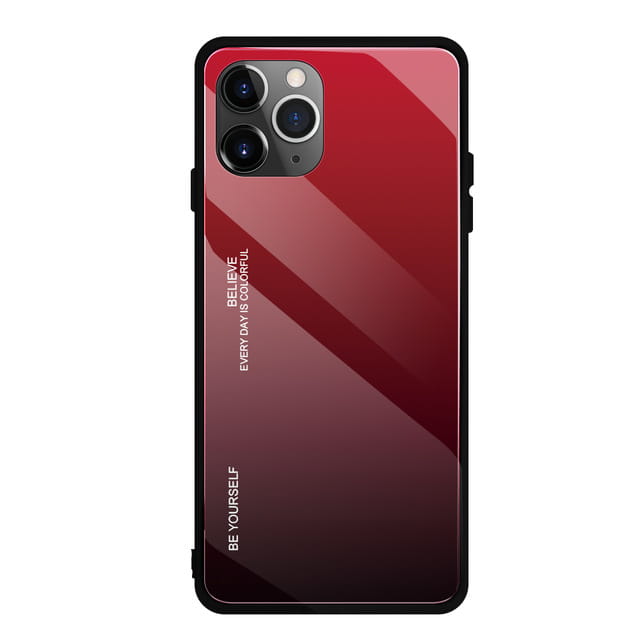  Gradient Glass Case - Apple iPhone 11 Pro (5,8") - Deep Red