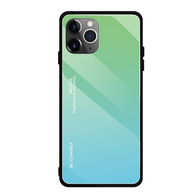  Gradient Glass Case - Apple iPhone 11 Pro Max (6,5") - Blue Lagoon