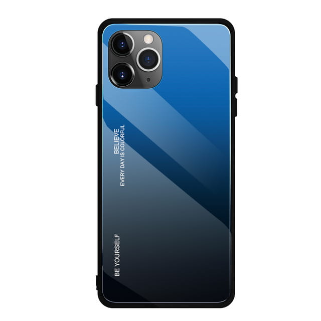  Gradient Glass Case - Apple iPhone 11 Pro Max (6,5") - Blue at Night