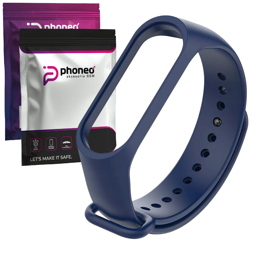 Opaska Phoneo® do Xiaomi Mi Band 3/4/5/6 - Granatowy