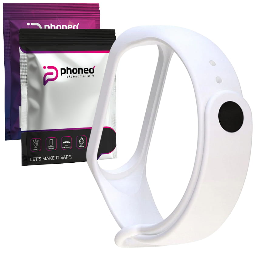 Opaska Phoneo® do Xiaomi Mi Band 3/4/5/6 - Biały